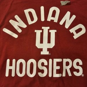 NWOT Indiana Hoosiers Gildan T-shirt Size:2XL